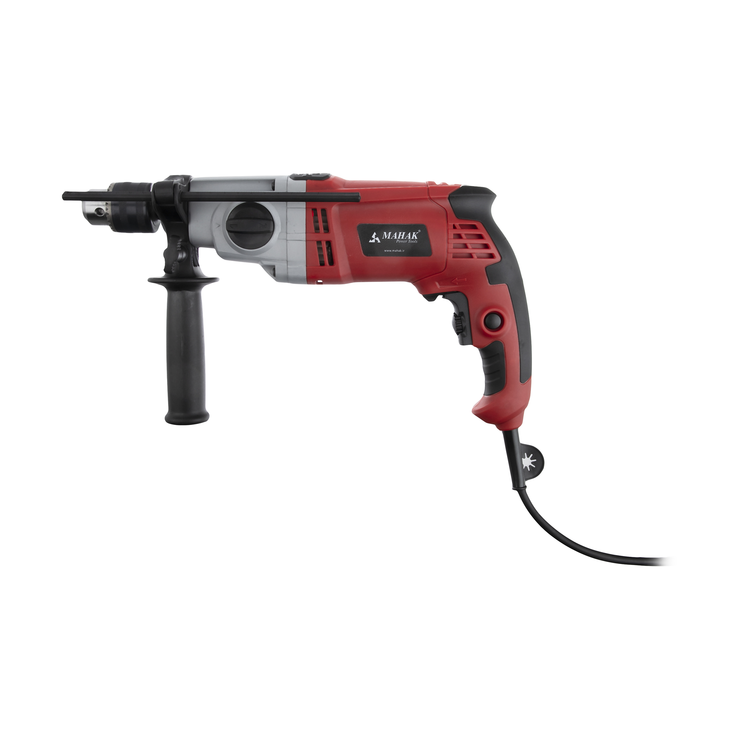 دریل چکشی ۱۳ میلیمتر ۱۰۵۰ وات دور متغیر گیربکسی محک DM-1050