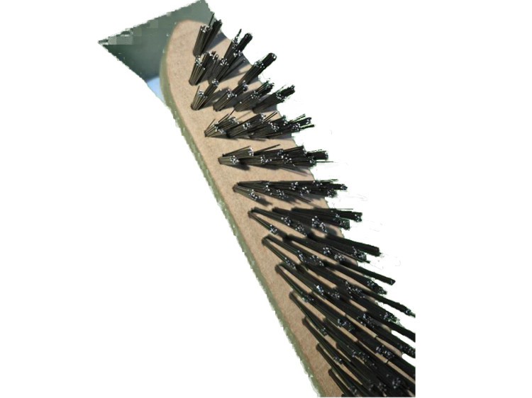 فرچه سیمی دسته چوبی کاردک دار