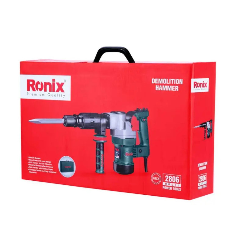 چکش تخریب 6 کیلویی 950 وات 10 ژول مدل ۲۸۰۶ رونیکس