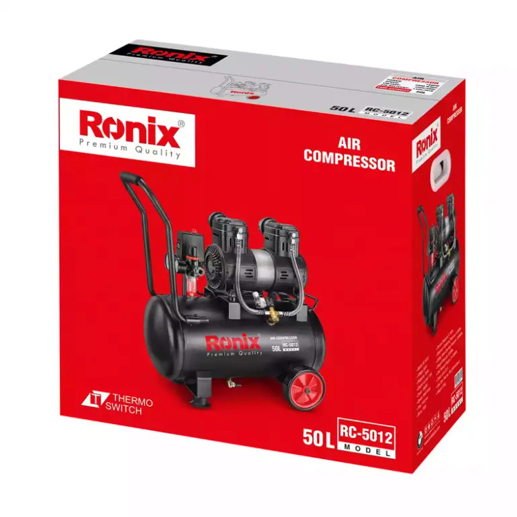 کمپرسور باد سایلنت 50 لیتری مدل RC-۵۰۱۲ رونیکس