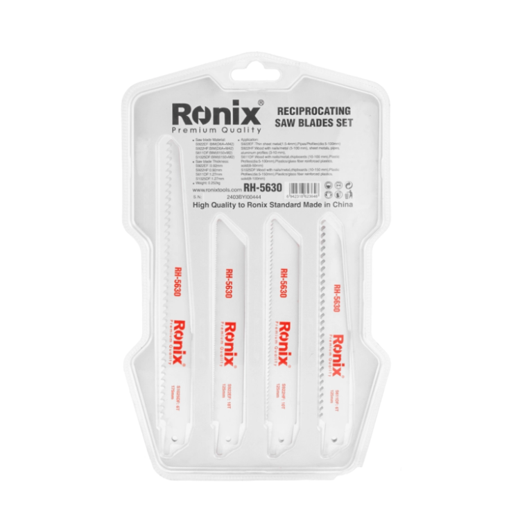 ست 10 عددی تیغ اره افقی بر مدل RH-5630 رونیکس