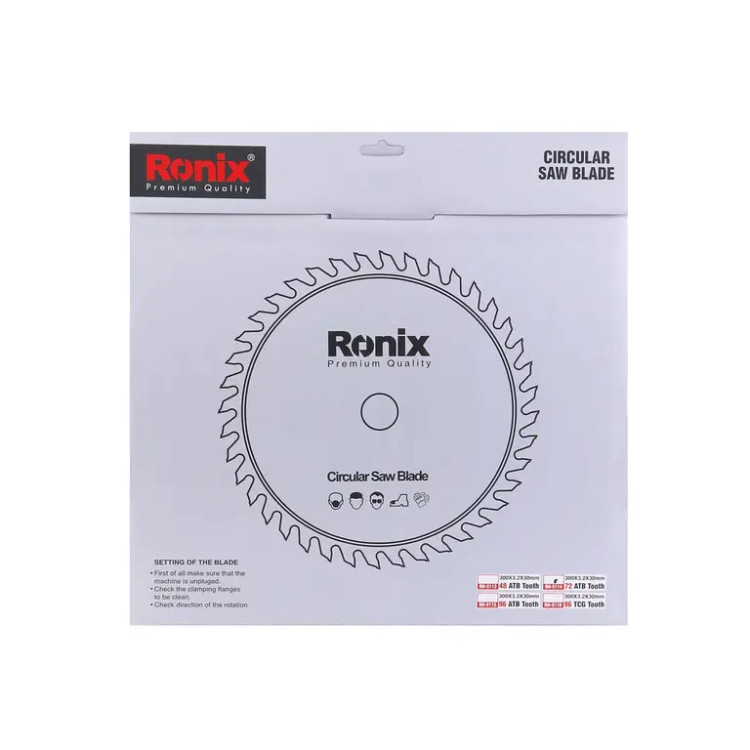 تیغ اره الماسه 300x72 چوب مدل RH-5114 رونیکس